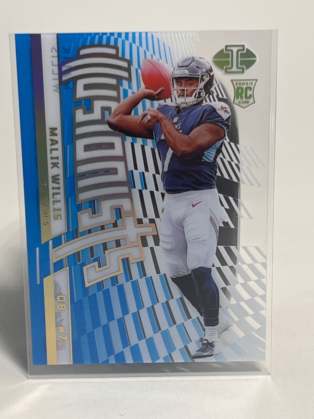 Malik Willis Panini Illusions Illusionists #I13 Light Blue