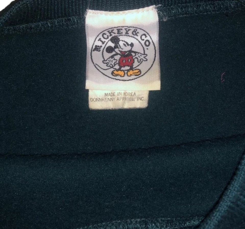 Suéter Suéter Sudadera Cuello Redondo L Vintage Años 90 Disney Mickey Mouse Polar Foto 4 de 4