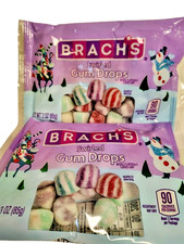 BRACHS Swirled Gum Drops 3oz, BB 7/27, Lot of 12