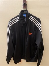 adidas Men's Essentials 3-Stripes Tricot Track Jacket Zip Up Size M