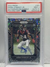 2022 Panini Prizm - Rookies Derek Stingley Jr. #369 No Huddle Auto PSA 9/10!