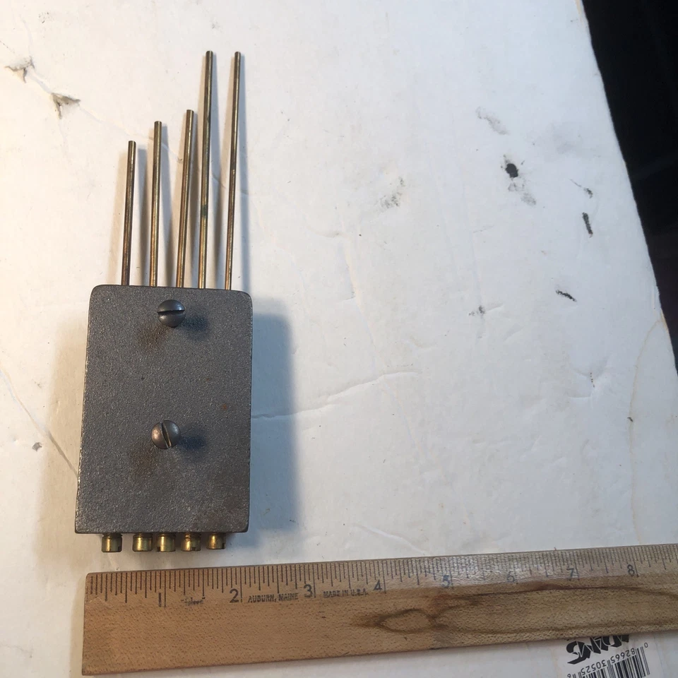 Vintage Trend Clocks West Germany Mantle Winding Clock Part  Gong - Image 3 of 3