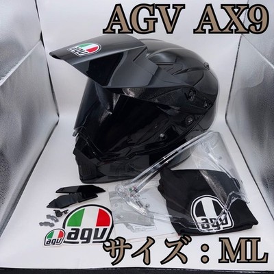 AGV AX9 Full Face Helmet ML Black 2019 Manufactured Used