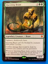 MTG 1x Questing Beast # 171 Throne of Eldraine PROMO PACK Magic Gathering x1 NM