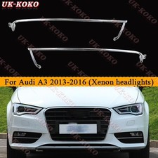 Car Headlight Plate DRL Running Daytime Light Tube Guide For Audi A3 2013-2016