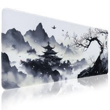 Large Mouse Pad, Japanese Desk Mat with Stitched Edges, XL Anime Gaming Mouse...