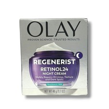  Olay Regenerist Retinol 24 Night Cream Fragrance-Free 48g/1.7fl.oz. New In Box