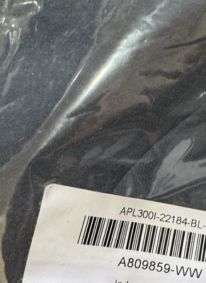 NEW Apple Store Employee Indoor Zippered Jacket Navy Blue