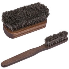 Leather Brush Car Detailing, Horse Hair Brush, Car Cleaning Supplies, Car