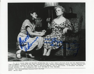 Brooke Adams & Mercedes McCambridge- Signed Photograph
