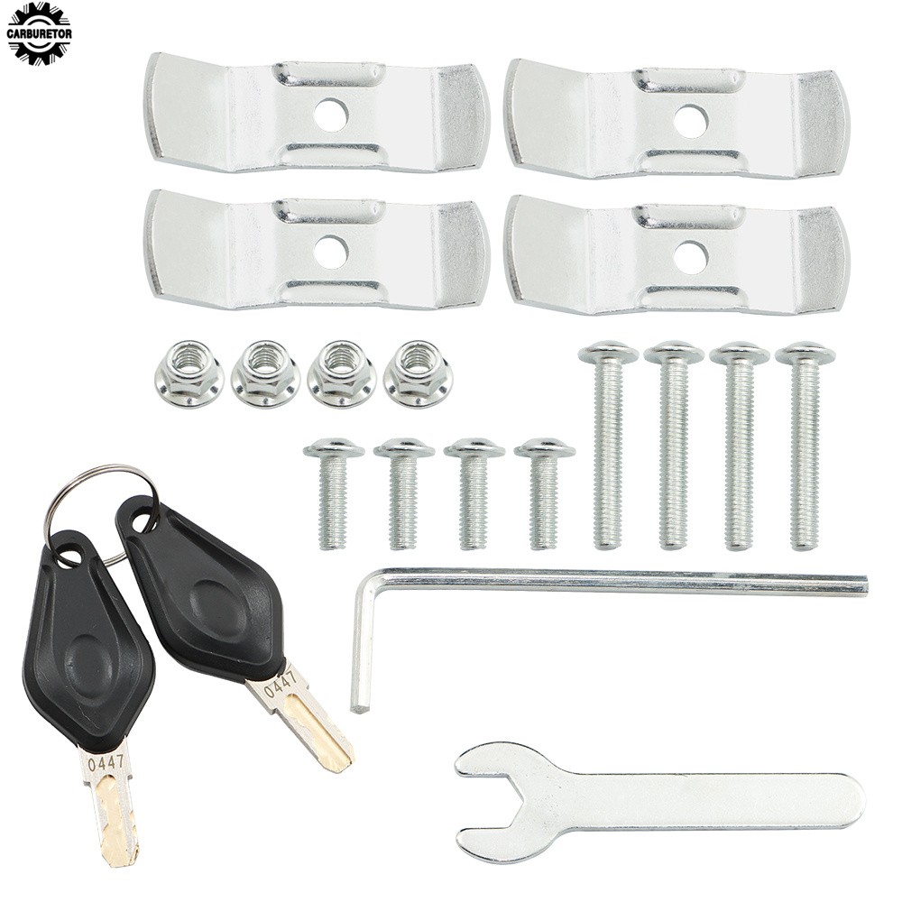 55L Motorcycle Top Case Tail Box Waterproof Luggage Scooter Trunk Storage New