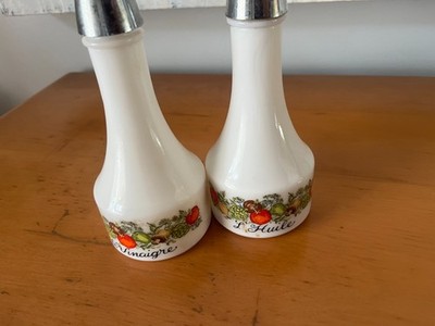 Gemco Le Huile Le Vinaigre Vegetable Table Set Vintage Spice of Life