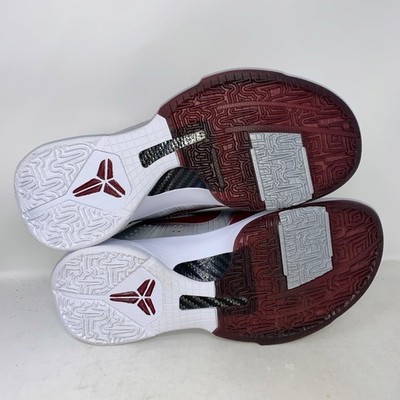 Nike Kobe 5 Protro 'Lower Merion' Red Silver Sneakers, Size 6.5