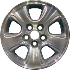 Refurbished 16x7 Machined Silver Wheel fits 2001-2004 Mazda Tribute 560-64837