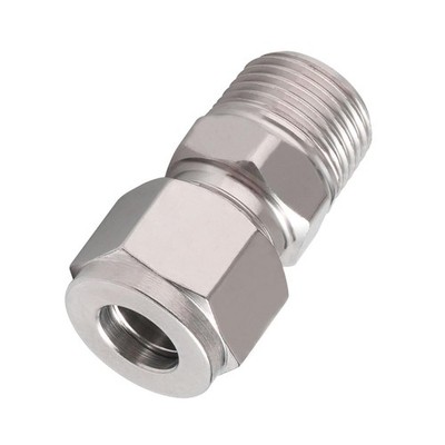 Stainless Steel 304 Compression Fitting to connect 1/2 inch OD tube x 1/2 NPT...