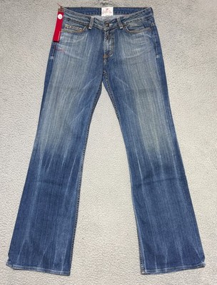 NEW Peoples Liberation Bella Bootcut Jeans 19'' Monacco 30x33 Made in USA