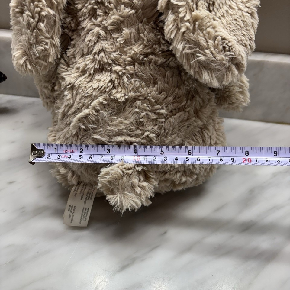 Anthropologie Bunny Plush Floppy Ear Rabbit Beige Shaggy Stuffed Animal ...