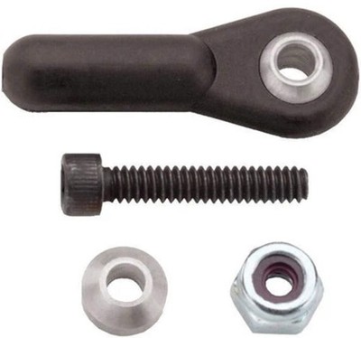 DU-BRO Part #2321 Heavy Duty Ball Links 3mm   Smooth, Nickel-Plated RC Linkage H