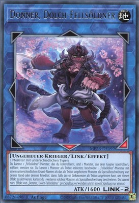 YuGiOh Donner, Dolch-Fellsöldner MP23-DE192 Rare Neu 1st