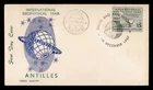DR WHO 1957 NETHERLANDS ANTILLES FDC IGY R80662
