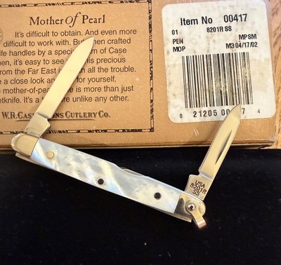 CASE MOP PEARL PEN KNIFE NEVER USED IN BOX #8201R SS SMRT2 | eBay