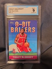 2025-26 Topps - 8-Bit Ballers #8B-27 Tracy McGrady Gem Mint 9 Houston Rockets