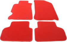 4 Piece Oe Fitment Red Front Rear Carpet Nylon Floor Mat For 02-06 Acura Rsx 4 Piece Oe Fitment Red Front Rear Carpet Nylon Floor Mat For 02-06 Acura Rsx