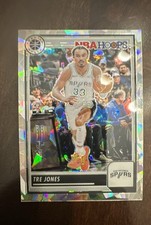 2023-24 Panini Nba Hoops Premium Stock - Tre Jones #165 Ice Prizm