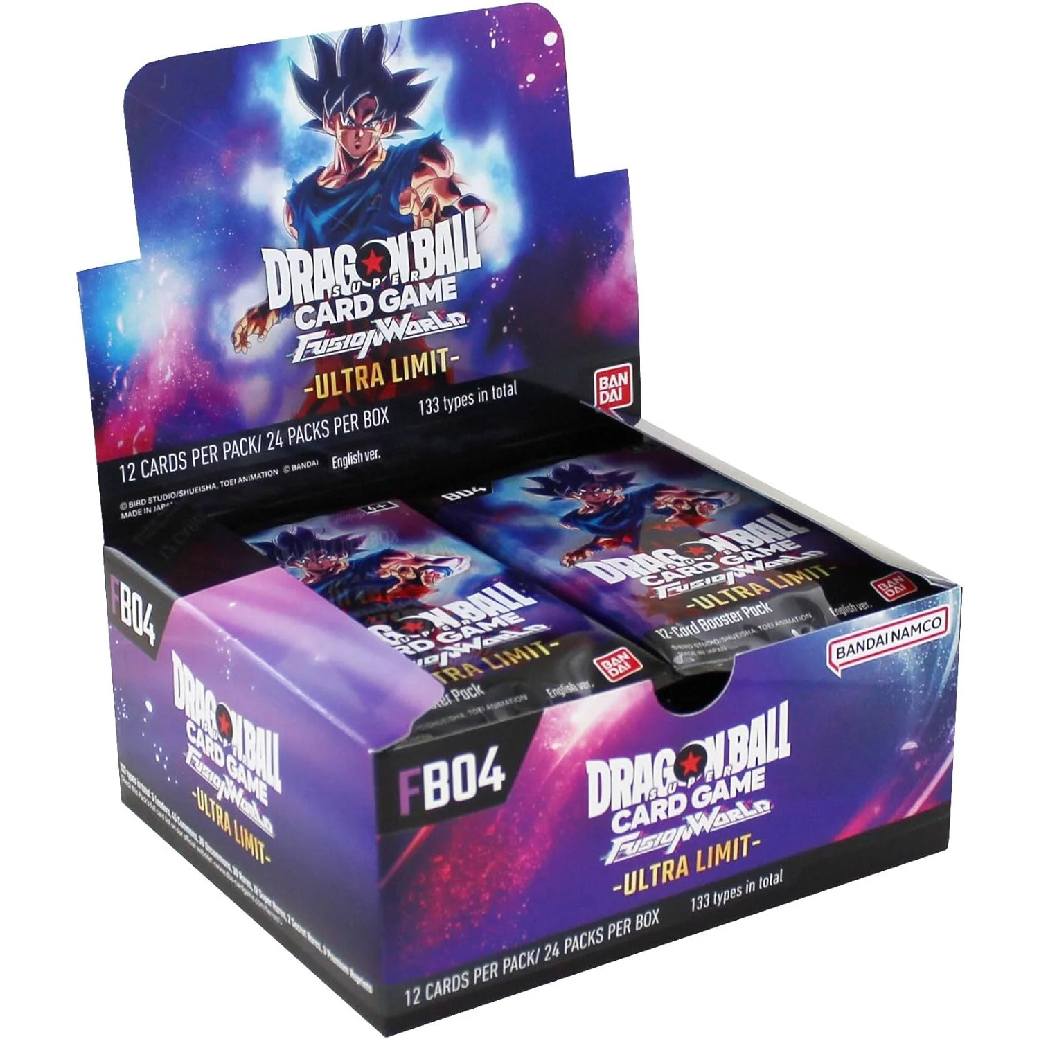 Dragon Ball Super TCG Fusion World Ultra Limit Booster Box FB-04 - 24 упаковки 21790₽