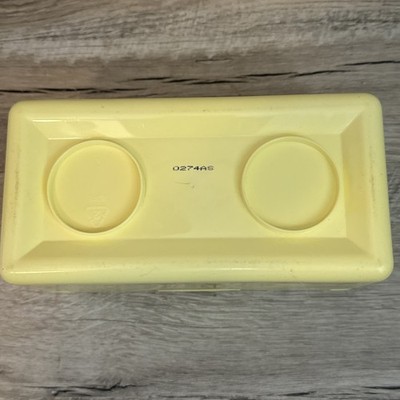 Vtg Baby Magic Wipes Yellow Container EMPTY Box Refillable No Labels