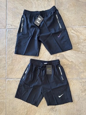 2 PAIR NIKE BASKETBALL SHORTS WITH POCKETS MENS SIZE M
