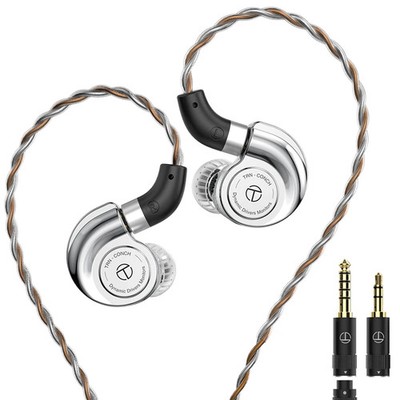 TRN Conch In-Ear Monitors DLC Diamond Diaphragm Wired Earphones Tuning Filters