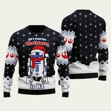All I Want For Christmas Movie Character Ugly Christmas Sweater