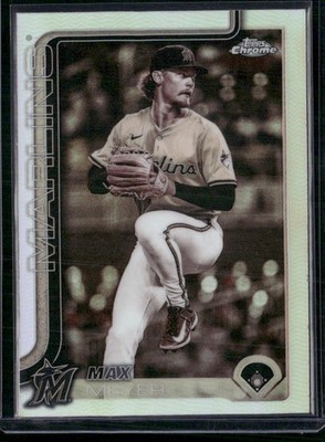 2025 Topps Chrome Update #USC183 Max Meyer Sepia Refractors