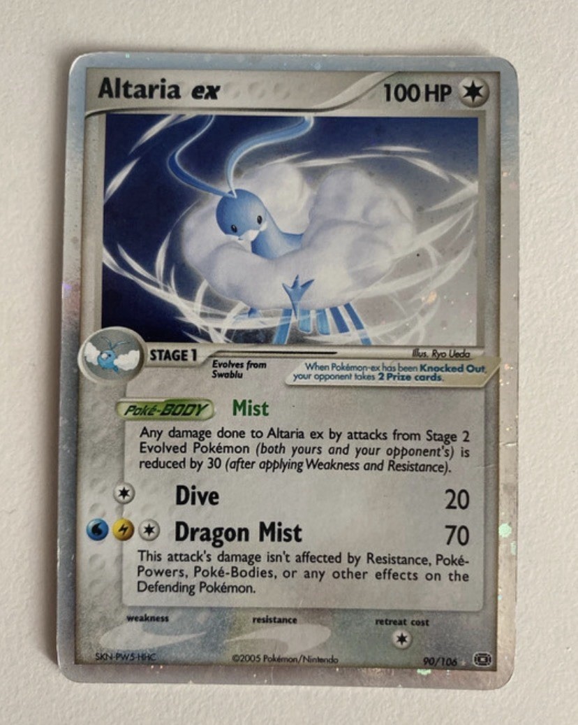 Pokemon Card-Altaria Ex-90/106-ENG-Ex Emerald-Holo-PL