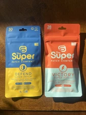 The Super Patch Company:The Defend Patch & The Victory Patch Pack Of 28 Patches