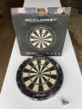 Accudart Rival Bristle Dartboard - Official Size 18" New Read