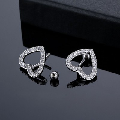 Heart Belly Button Ring Navel Piercing Ring Cooper Belly Button Piercing Ring