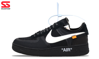 Nike Air Force 1 Low x OFF-WHITE Black 2018 (AO4606-001) Men's Size 6-11