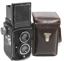  Vintage Rolleicord II 120 film TLR camera w. Zeiss Jena Triotar 3.5/75mm NOTE