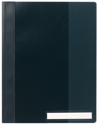 DURABLE Schnellhefter DIN A4 aus PVC schwarz überbreit