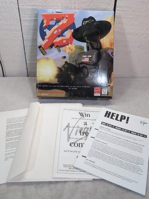 Z PC Big Box ONLY 1996 Bitmap Brothers Virgin Entertainment NO GAME