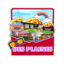 Des Plaines Illinois America Refrigerator magnet 3D travel souvenirs wood craft
