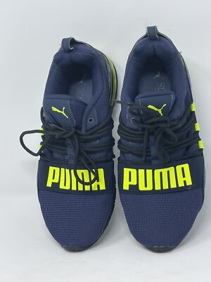 Size 8 Men's Puma Call Regulate Camo Peacoat Blue \u0026 Yellow 192582-03 | eBay