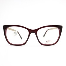 Salsa SA 7003 BU Eyeglasses Frames Red Gold Cat Eye Full Rim 53-16-135