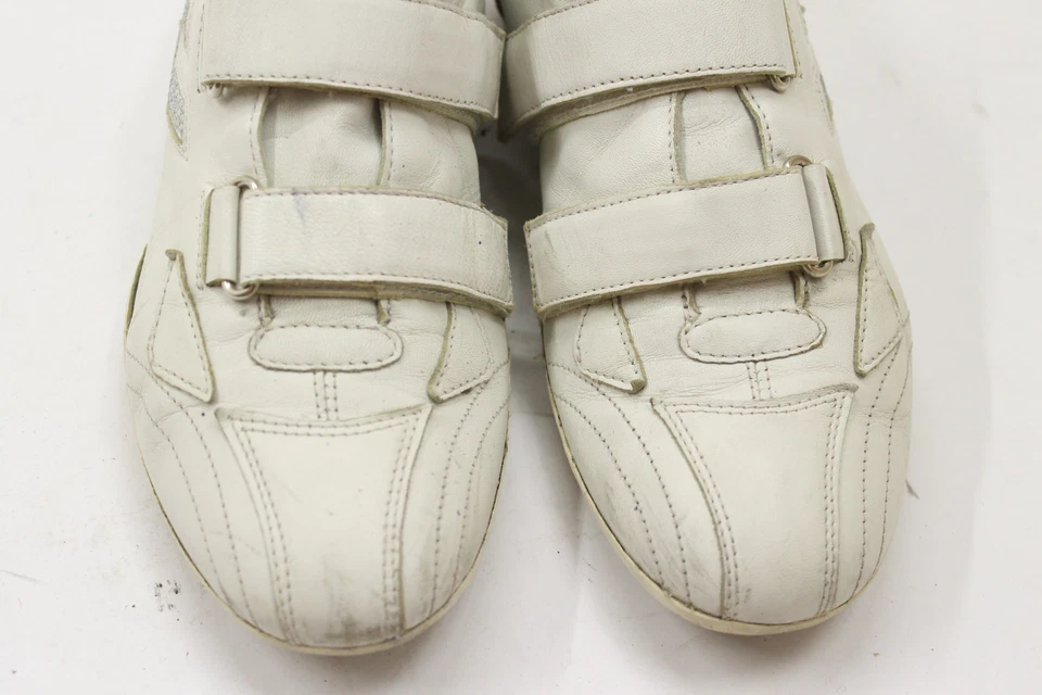 Zapatos mujer CESARE PACIOTTI talla 6.5 Europa 37 cuero blanco S7230 Foto 3 de 4