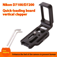 Camera Grip L Plate Quick Install Plate Base Suitable for Nikon D7200/D7100