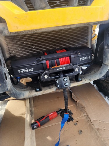 Viper UTV Winch - V3 Wide Spool - Red Synthetic, 5,400lb max load rating - Picture 10 of 11