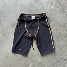 Speedo LZR RACER PRO Fastskin Jammer Size 28 Black Gold