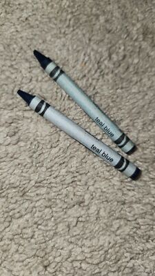 Retired Crayola crayons teal blue